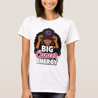 Grote Kanker Energie Zwarte Meisjes Magie Dierenri T-shirt