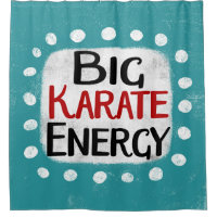 Grote Karate Energie Douchegordijn