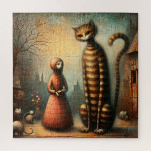 Grote kat legpuzzel