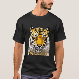 Grote Katachtige Woeste Tijger Dier Wilde Natuur T T-shirt