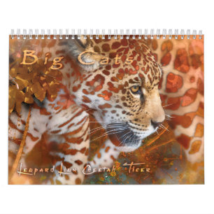 GROTE KATTEN WILDLIFE #1 KUNSTKALENDER KALENDER