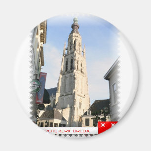 Grote Kerk, Breda, Nederland Magneet
