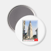 Grote Kerk, Breda, Nederland Magneet (Voorkant / Achterkant)