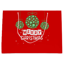 Grote Kerst Ornament Gift Bag Groot Cadeauzakje