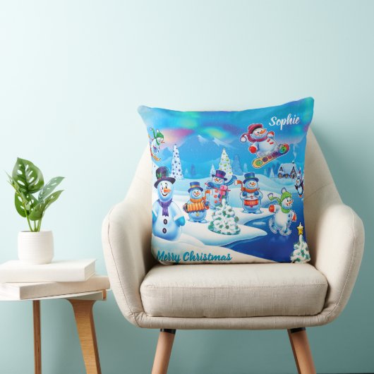 Grote kerst worp kussen of kussen (Stoel)