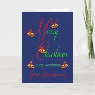 Grote kerstballetjes voor grootouders feestdagen kaart