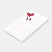 Grote Kerstboog Post It Notes Cadeau (Schuin)