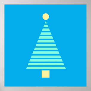 Grote kerstboom poster