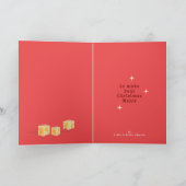 Grote kerstkaart feestdagen kaart (Binnen)