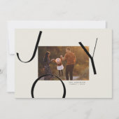 Grote Kerstkaart met Foto Kaart (Voorkant)