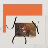 Grote Kerstkaart met Foto Kaart (Voorkant / Achterkant)