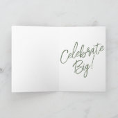 Grote kerstscène kaart (Binnen)