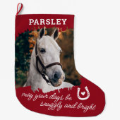 Grote kerststaart met rode Pset Grote Kerstsok (Voorkant)