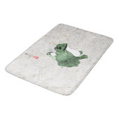 Grote kikker Kleine Japanse kikker Toad 19e eeuw Badmat (Gekanteld)
