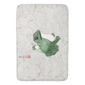 Grote kikker Kleine Japanse kikker Toad 19e eeuw Badmat (Voorkant Verticaal)