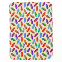 Grote kinder bouwstenen voor een zachte babydeken