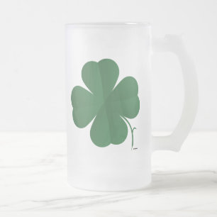 Grote klavertjevier matglas bierpul