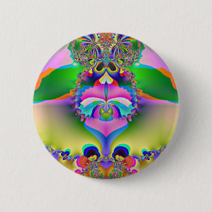 Grote kleuren ronde button 5,7 cm