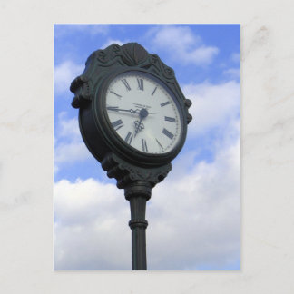 Grote klok briefkaart