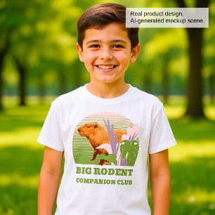 Grote Knaagdier Vrienden Club Capybara T-shirt