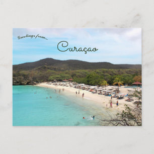 Grote Knip-strand Curaçao Briefkaart