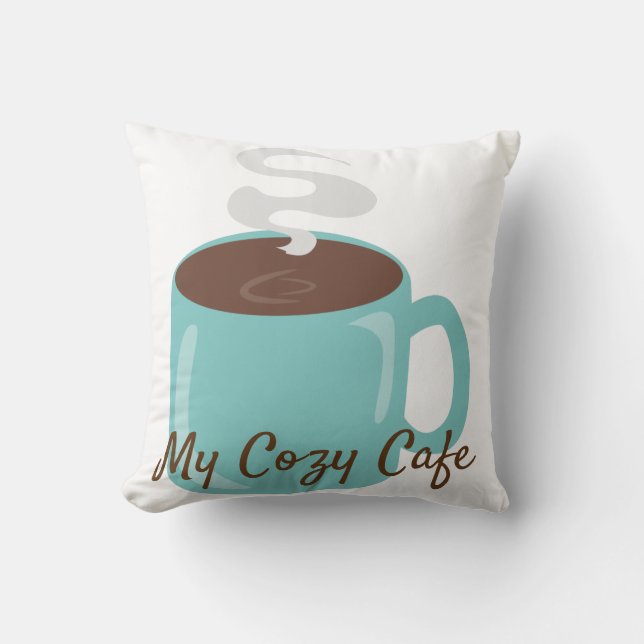 Grote koffie kussen (Voorkant)
