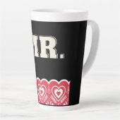 Grote koffie-mok latte mok (Rechterhoek)