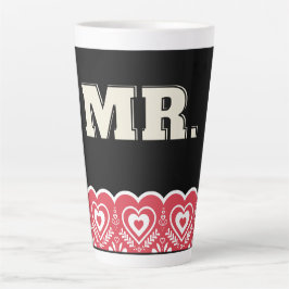 Grote koffie-mok latte mok