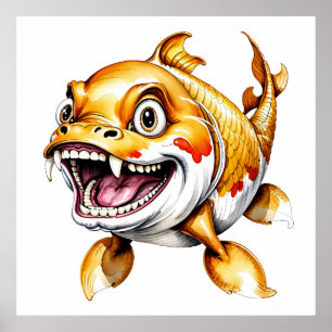 Grote Koi Carp - Archival Art Print