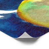 Grote Koi-vijver Poster (Hoek)