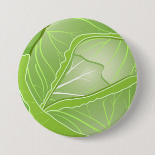 Grote kool, 3-inch ronde Button