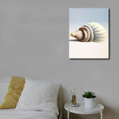 Grote kustzeeschelpen canvas