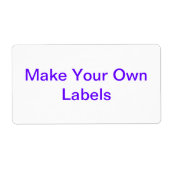 Grote labels (Voorkant)