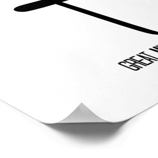 Grote Lacrosse spelers vinden het goed - wit Poster (Hoek)