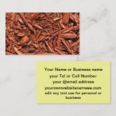 Grote landschapsleveraar met rode cedar visitekaartje (Voorkant / Achterkant)