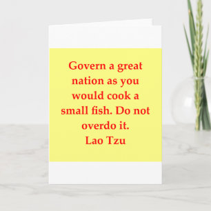Grote Lao Tzu Quote Kaart