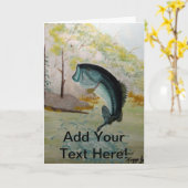 Grote Largemouth Baarzen! Kaart (Gele Bloem)