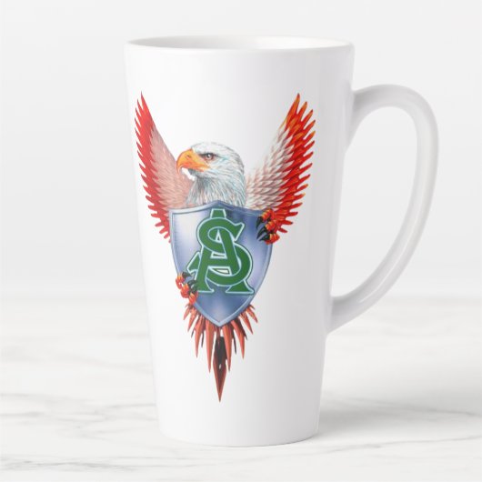 Grote latte Mok (Rechts)