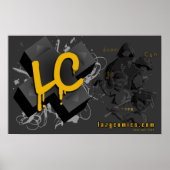 Grote LC LazyComics-schets Poster (Voorkant)