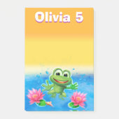 Grote Leaping Frog Custom Note blok meisje (Voorkant)