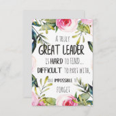 Grote leider Gift-leider wil vrijheid (Voorkant / Achterkant)