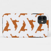 Grote lekkende hazen bruin Case-Mate iPhone case (Achterkant (horizontaal))