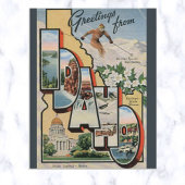 grote letter Idaho Briefkaart