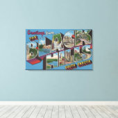 Grote Letter-scènes - zwarte heuvels, SD Canvas Afdruk (Insitu (Houten vloer))