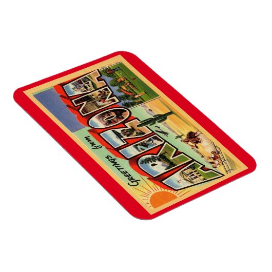 Grote lettergreet Arizona stijl Magneet (Rechterzijde)