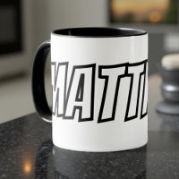 Grote Letters Modern Koel Eenvoudig Naam