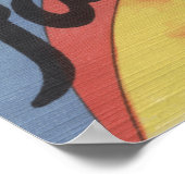 Grote letterscènes - Fayetteville, NC Poster (Hoek)