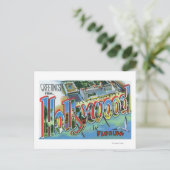 Grote letterscènes, groeten van 3 briefkaart (Staand voorkant)