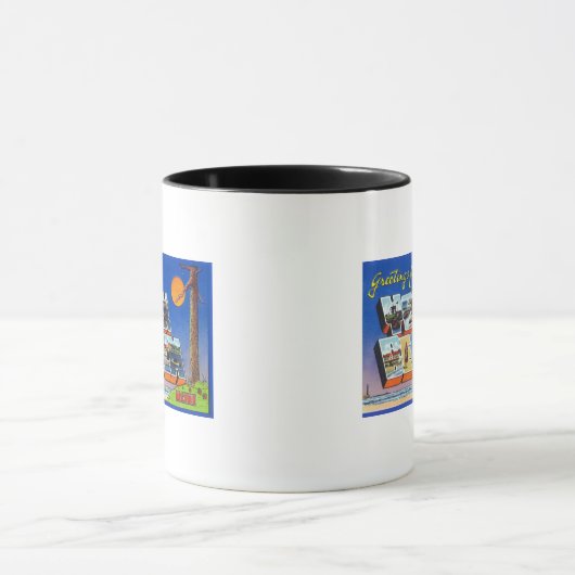 Grote letterscènes, groeten van mok (Midden)