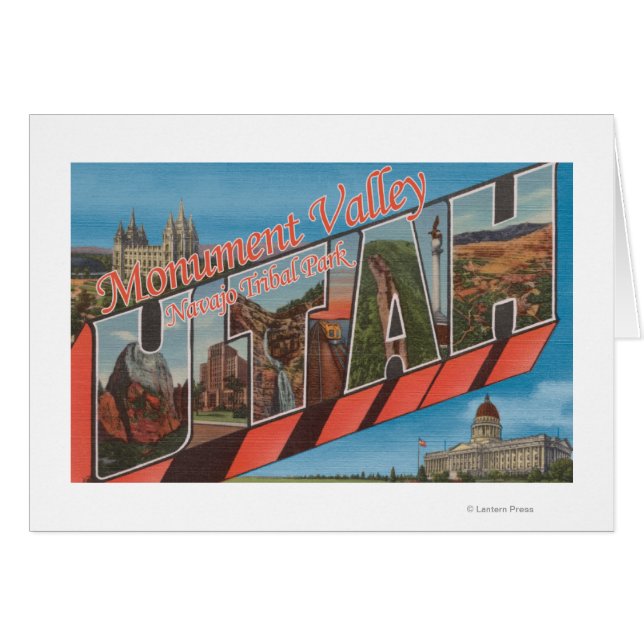Grote letterscènes - Monument Valley, UT (Voorkant Horizontaal)